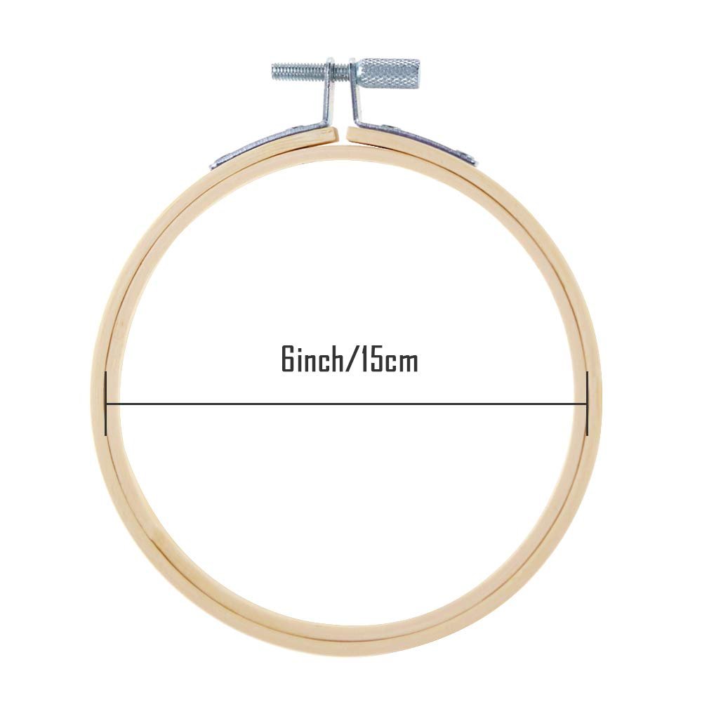 Wooden Embroidery Hoop - 6 inch