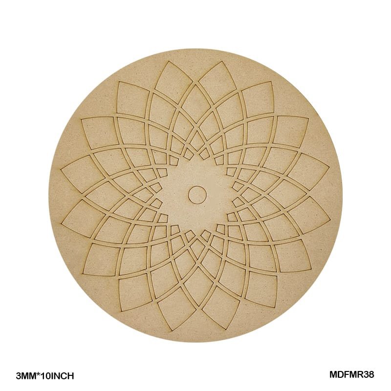 MDF Cutout Mandala Engrave (MDFMR38) – 10inch