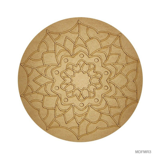 MDF Cutout Mandala Engrave (MDFMR3) – 10inch