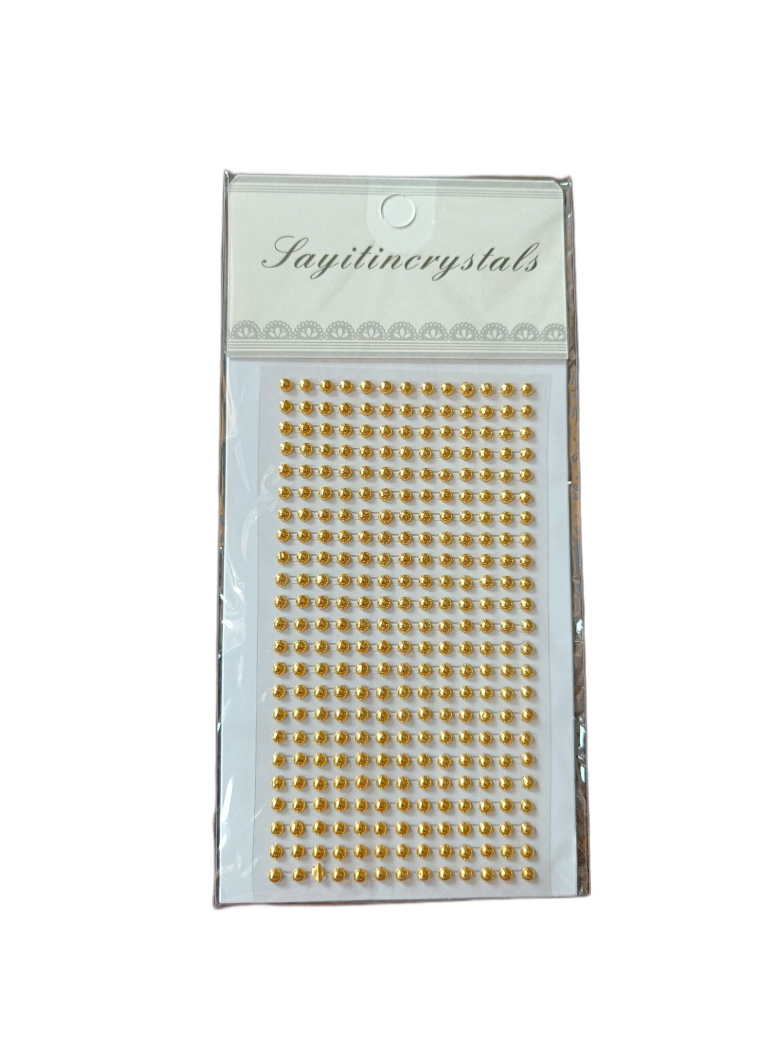 Golden Pearl Sticker (Small) - 1pc