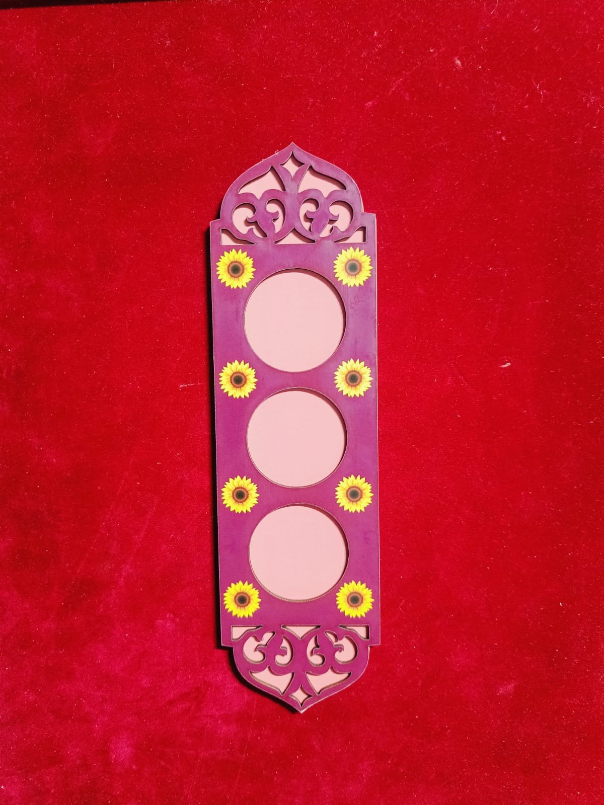 MDF Printed Tea Light Cut Out (9inch*2.5inch) - 1pc