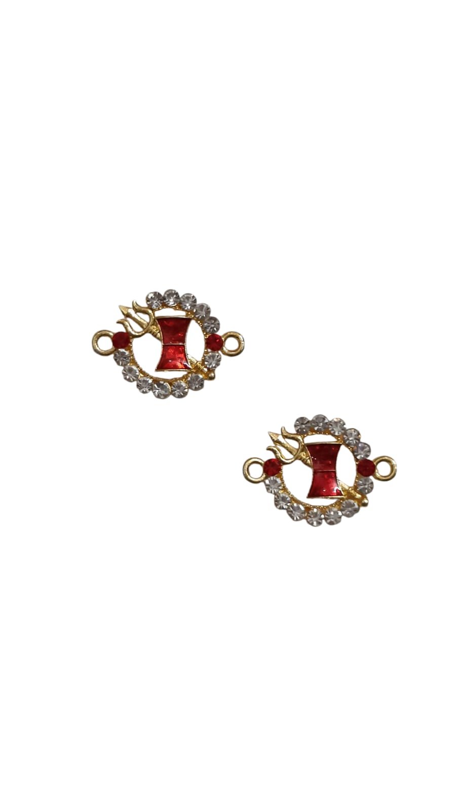 Trishul Damru Rakhi Charms - 1pc