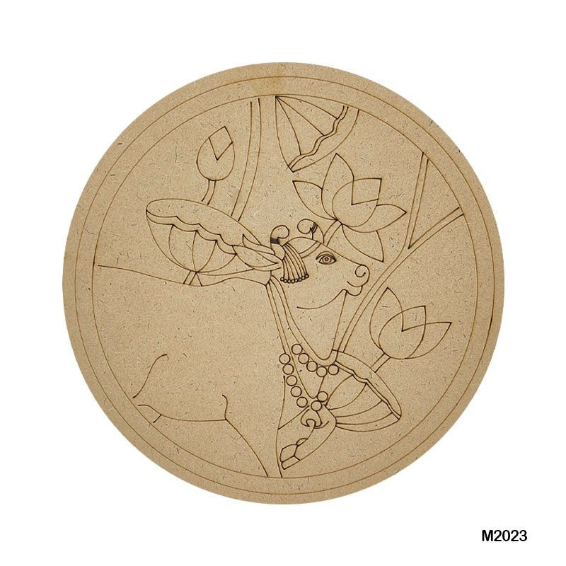 MDF Cutout Mandala Engrave (M2023) – 20CM