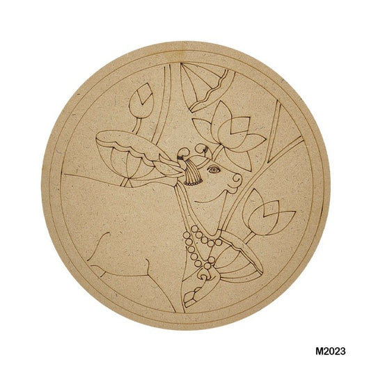MDF Cutout Mandala Engrave (M2023) – 20CM