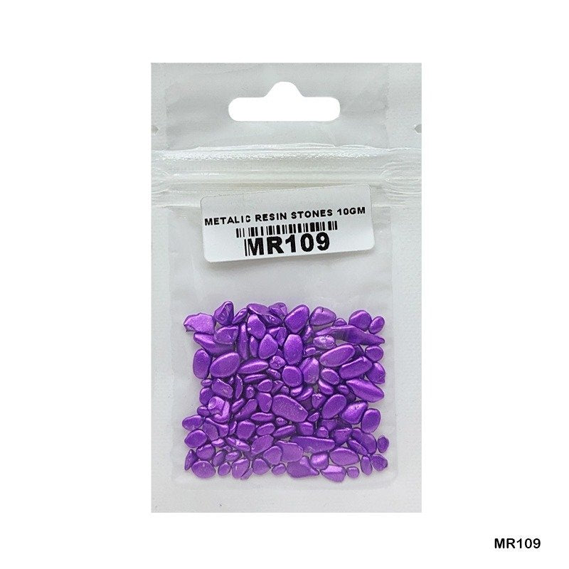 Metallic Resin Stones - 10gm (MR109)