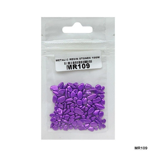 Metallic Resin Stones - 10gm (MR109)