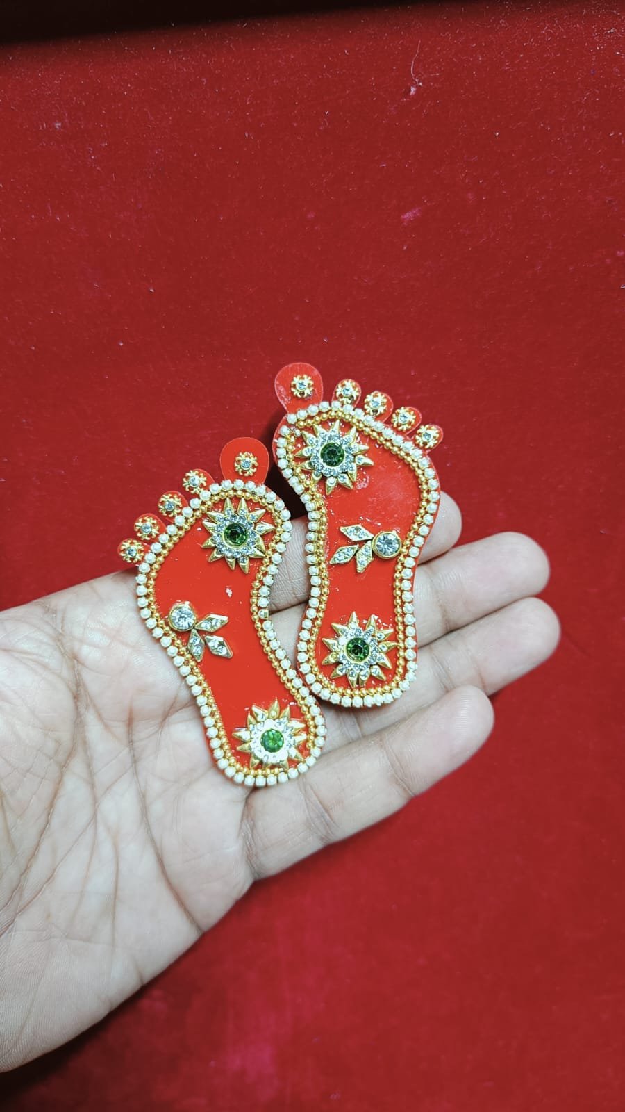 Laxmi Stone Charan - 1pair (3inch)