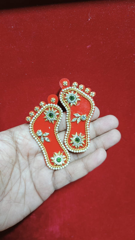 Laxmi Stone Charan - 1pair (3inch)