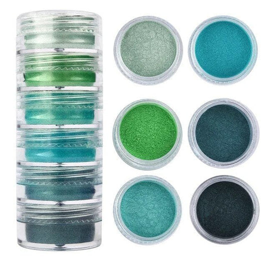 6 Shade Pearl Mica Powder (D) (123004)
