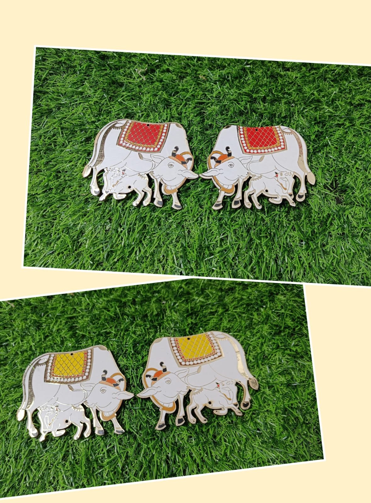Mdf Cut Out Cow (4inch) - 2pcs