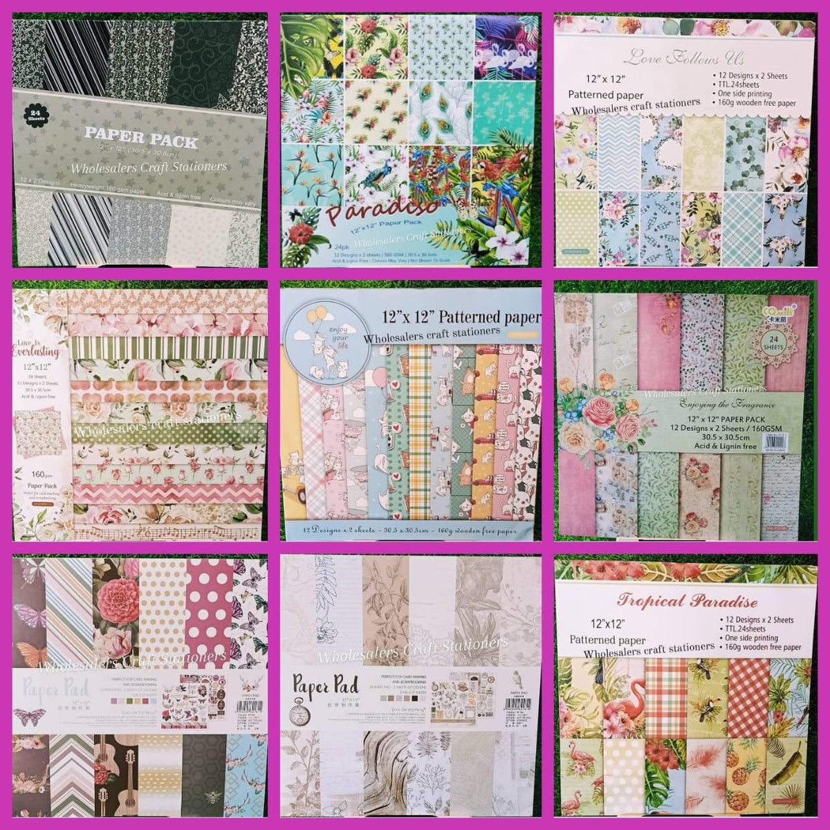 Paperpack 12*12"-Combo (Free Shipping)