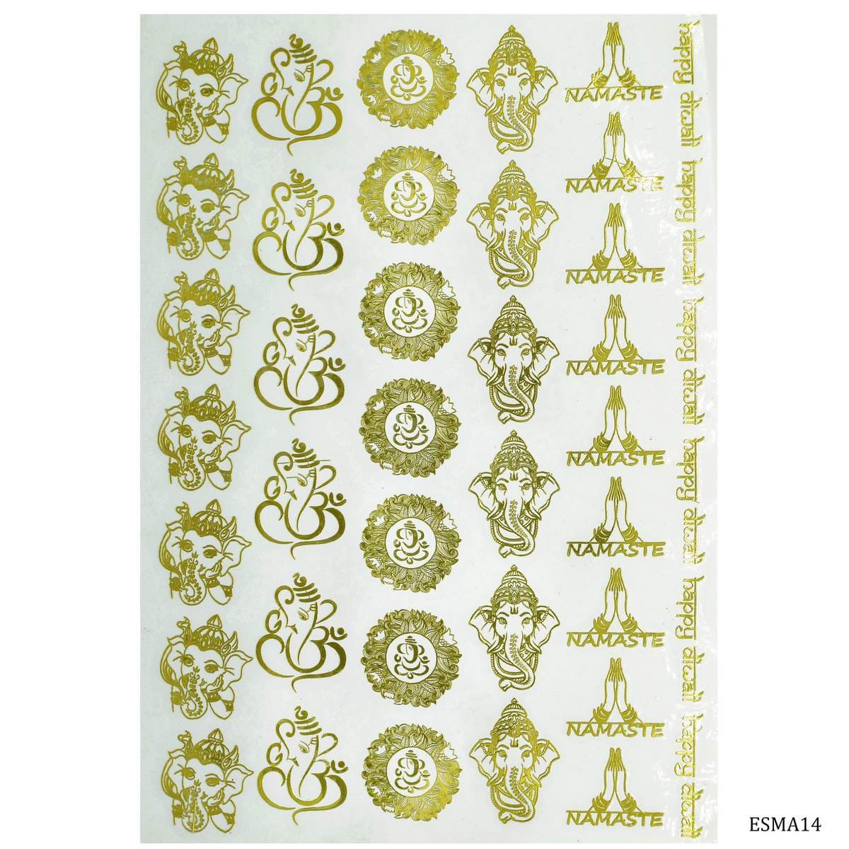 Resin Art Vinayl Sticker A4 Gold – (ESMA14)