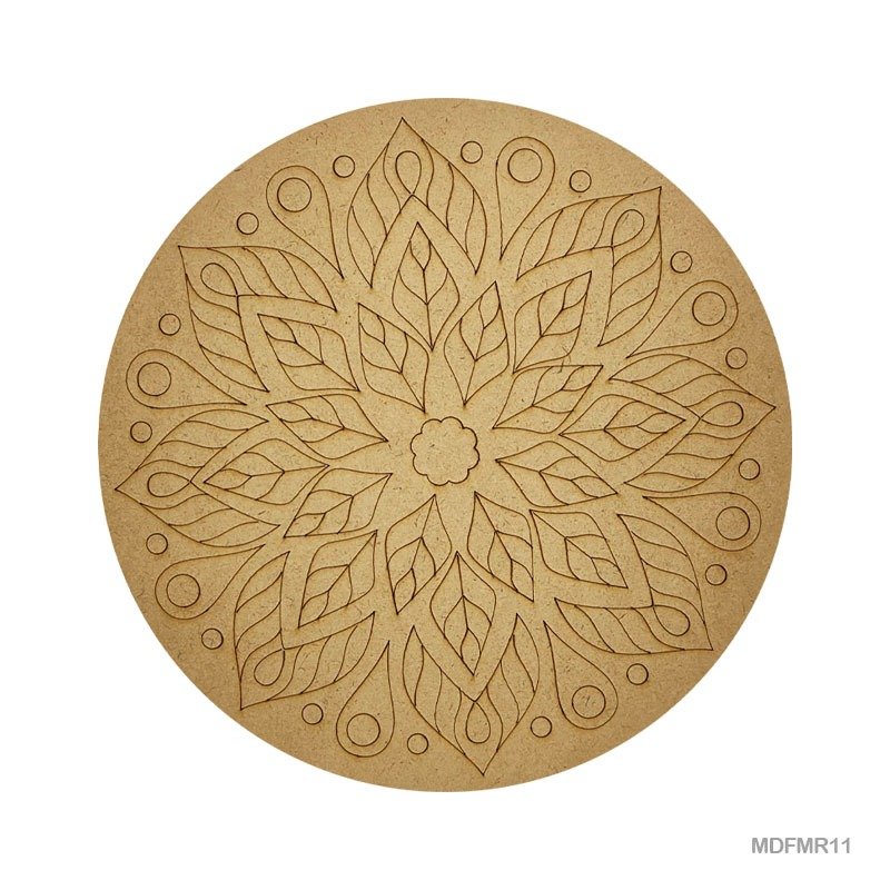 MDF Cutout Mandala Engrave (MDFMR11) - 10inch
