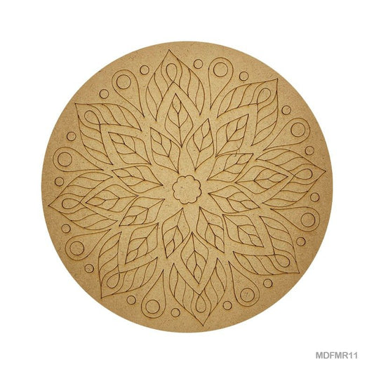 MDF Cutout Mandala Engrave (MDFMR11) - 10inch