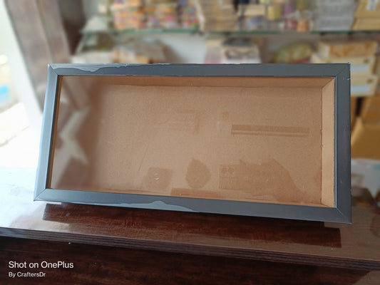 Shadow Box Glass Frame – 10*24 (Black)