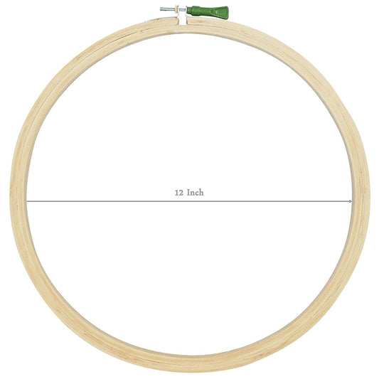 Wooden Embroidery Hoop - 12 inch