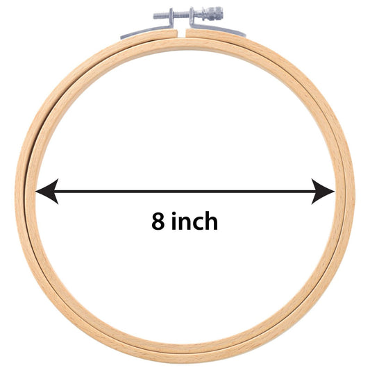 Wooden Embroidery Hoop - 8 inch