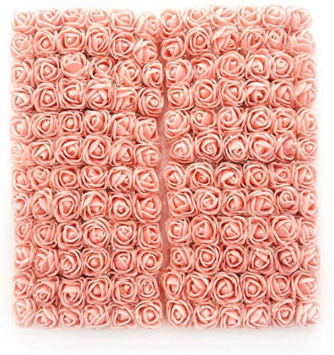 Peach Foam flower - 144pcs