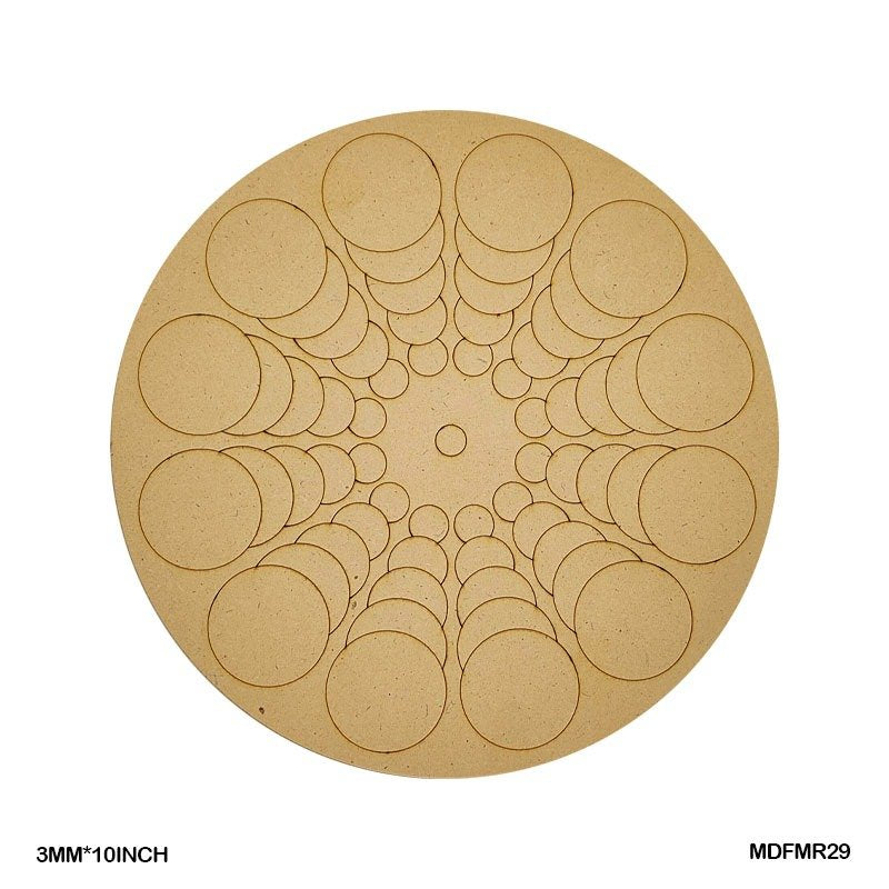 MDF Cutout Mandala Engrave (MDFMR29) – 10inch