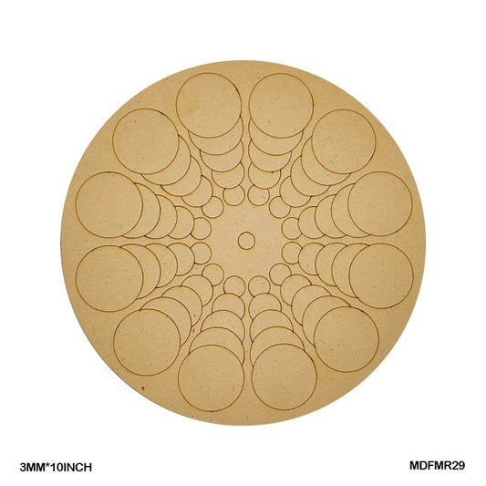 MDF Cutout Mandala Engrave (MDFMR29) – 10inch
