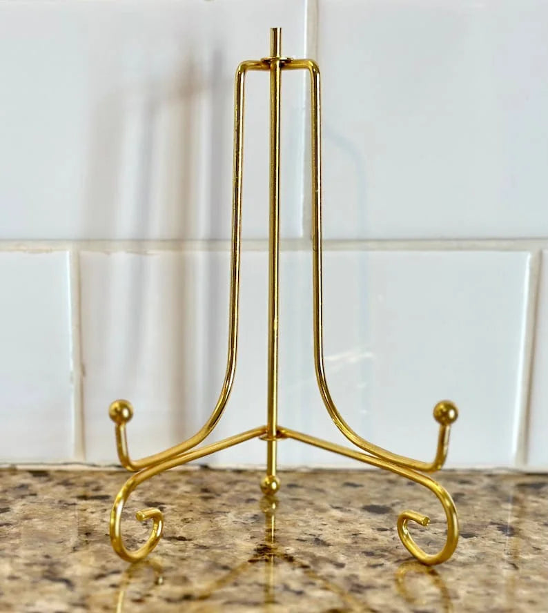 Metal Foldable Stand Iron Gold