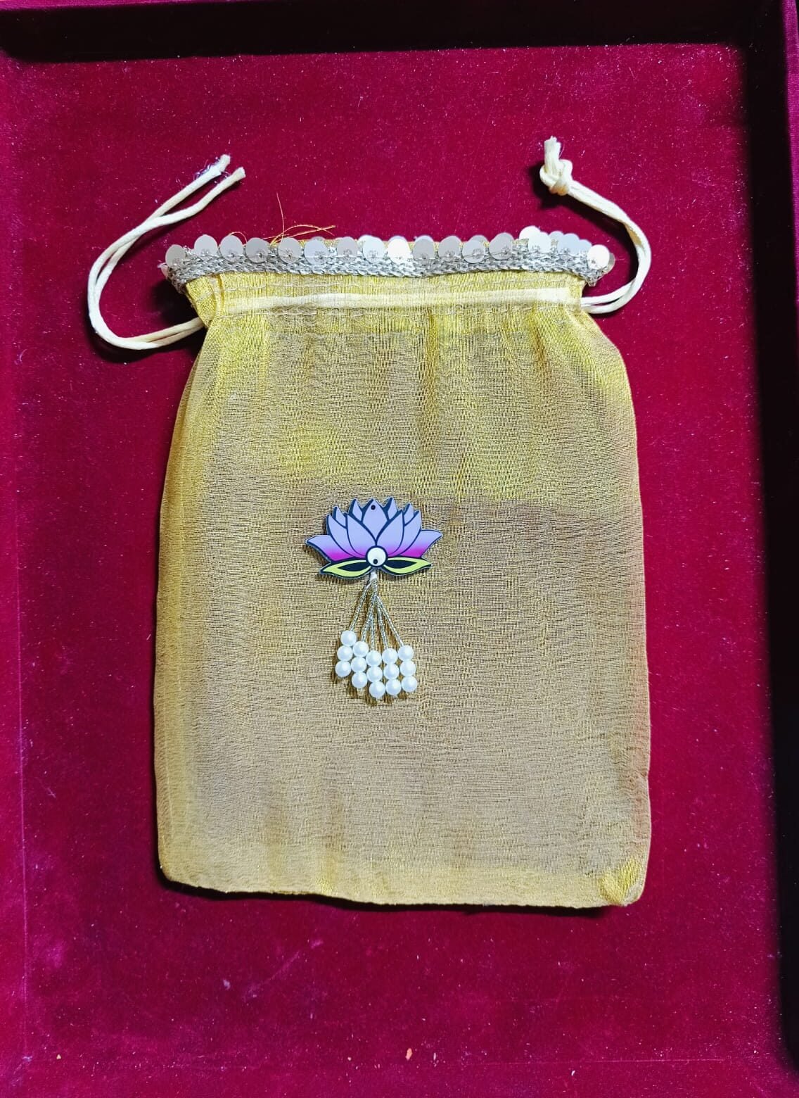 Organza Potli For Gift (9.5inch*7inch) - 1pc