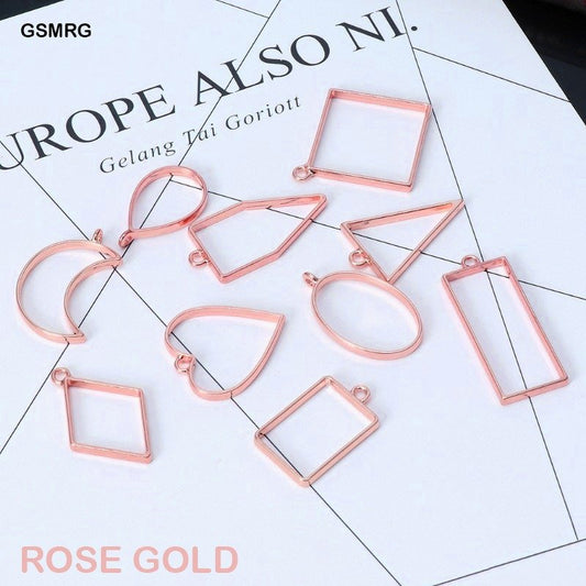 Bezels Mix Shape Set Rose Gold (GSMRG) – 10pcs