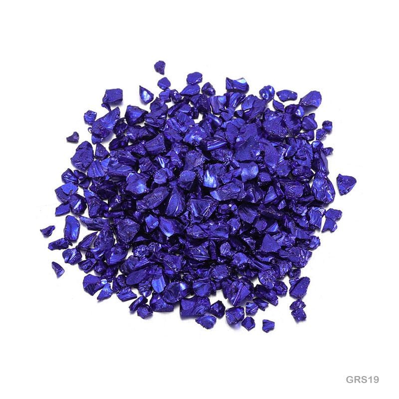 Glass Metallic Resin Stones - 100GM (GRS19)