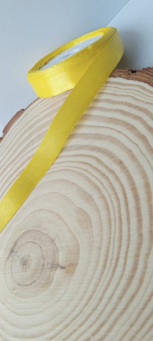 Satin Ribbon 1/2 inch – Yellow