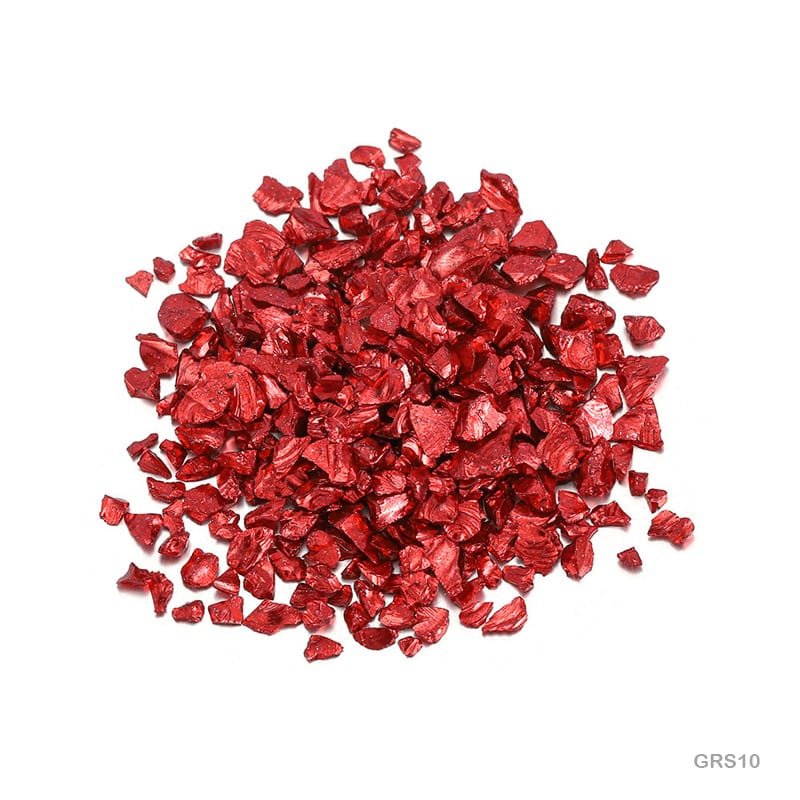 Glass Metallic Resin Stones - 100GM (GRS10)