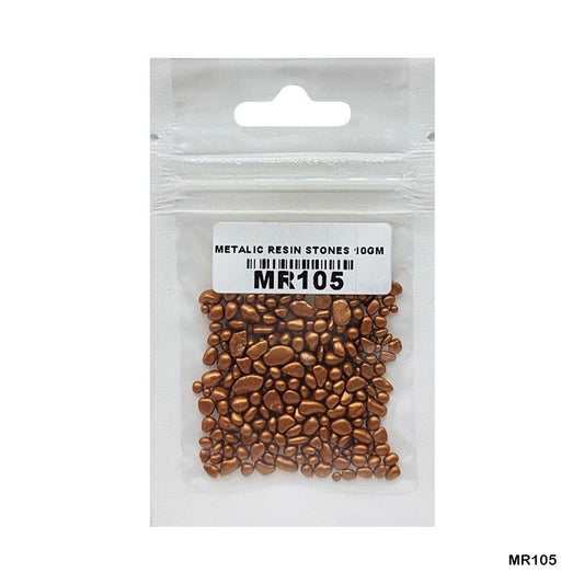 Metallic Resin Stones - 10gm (MR105)