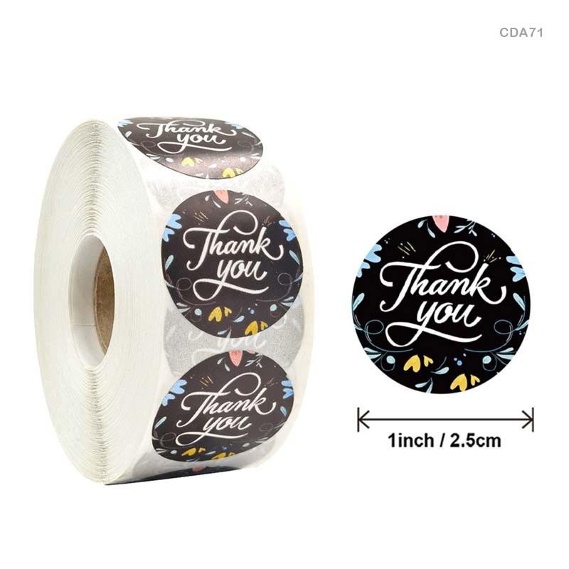 Thank you Sticker – 500 pieces each roll – CDA71