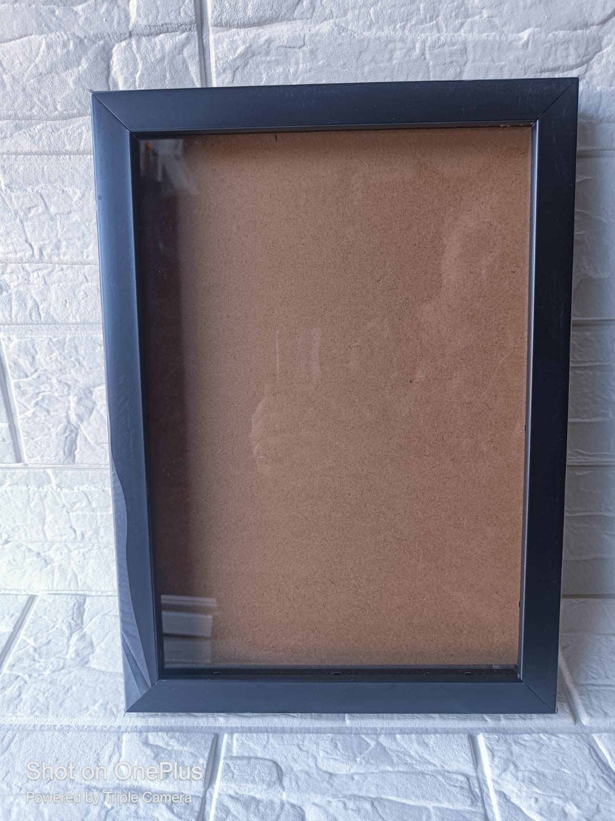 Shadow Glass Frame – A4 Inch (Black)