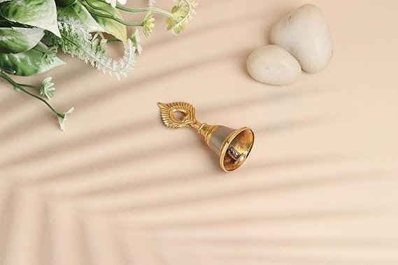Mayur Style Ghanti Bell for Pooja Brass