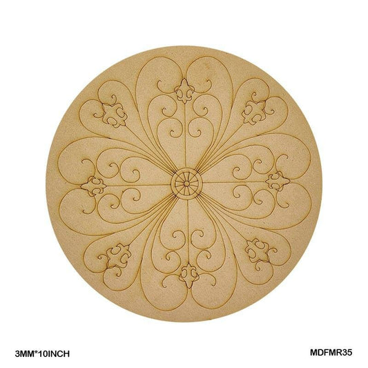 MDF Cutout Mandala Engrave (MDFMR35) – 10inch