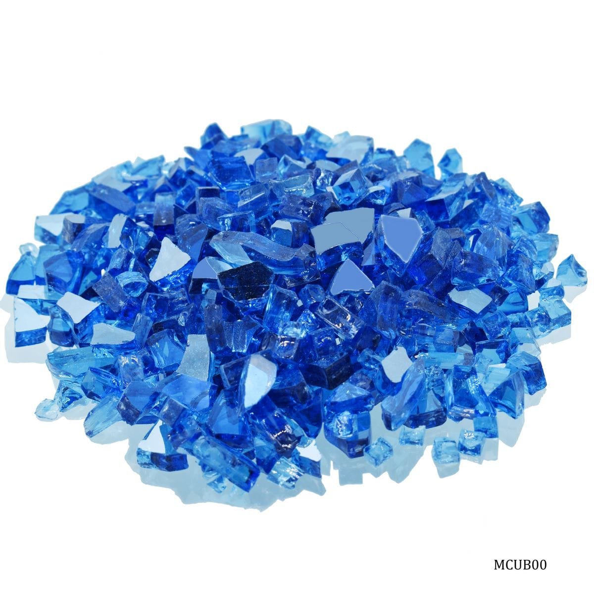 Mirror Crushed Ultramarine Blue (MCUB00) - 200 GSM