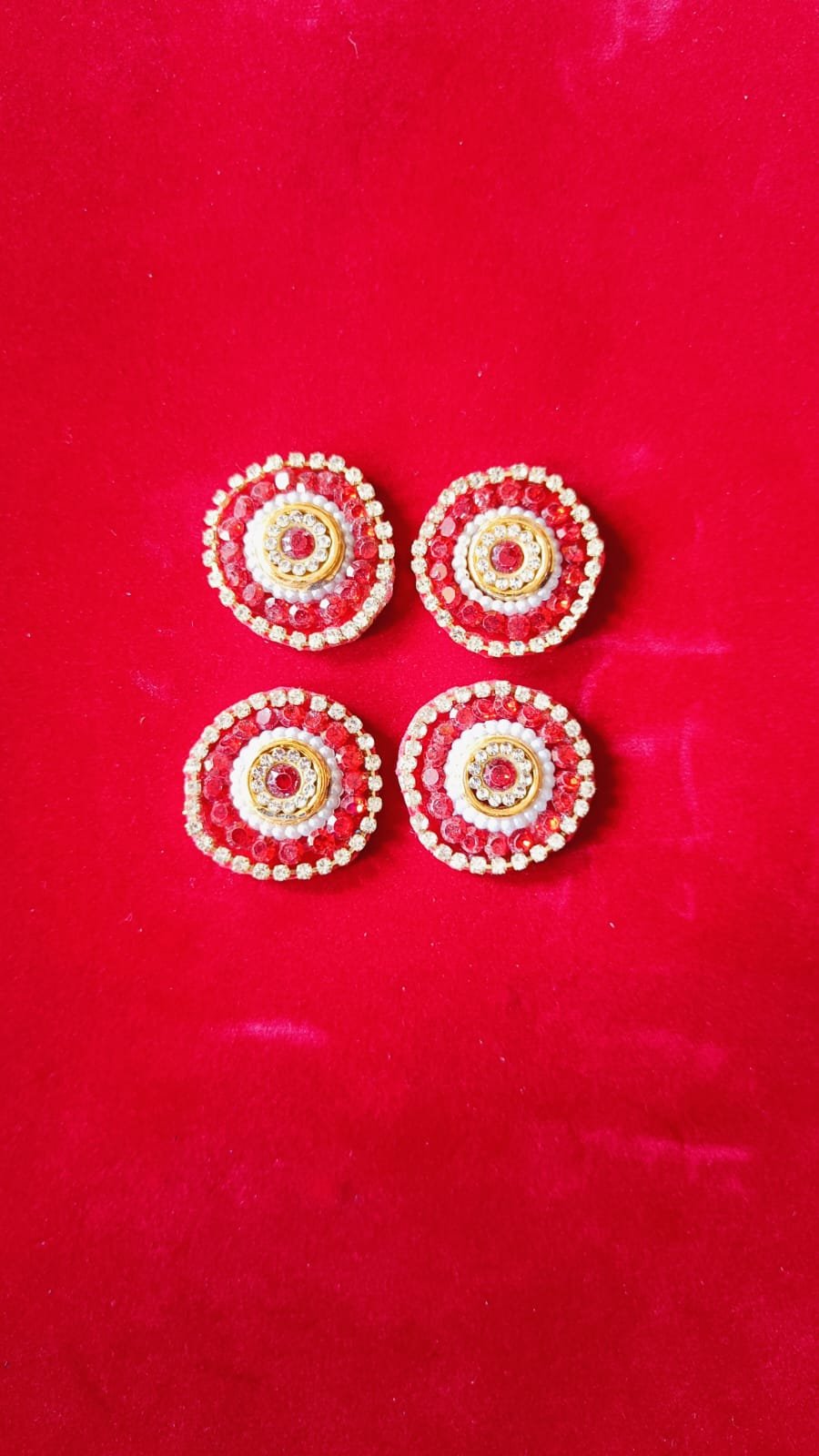Red Evil Eye Buti - 10pc
