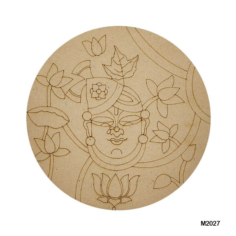 MDF Cutout Mandala Engrave (M2027) – 20CM