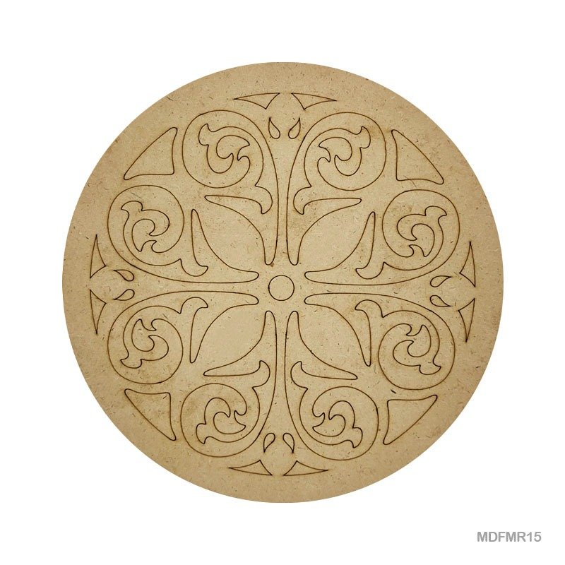 MDF Cutout Mandala Engrave (MDFMR15) - 10inch