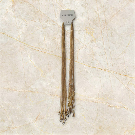 Long Necklace Chain (Gold) - 1pc