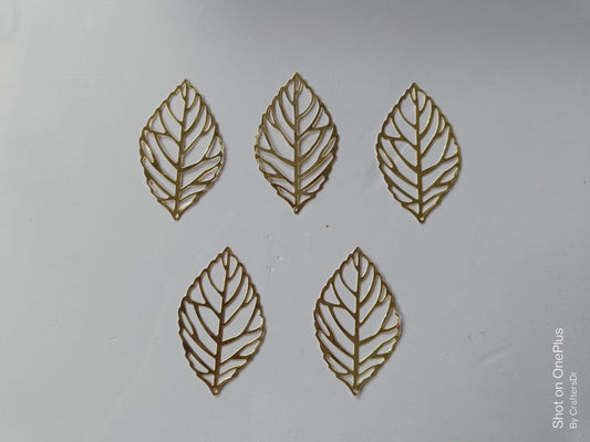 Metal Leaves-10pcs (2inch)