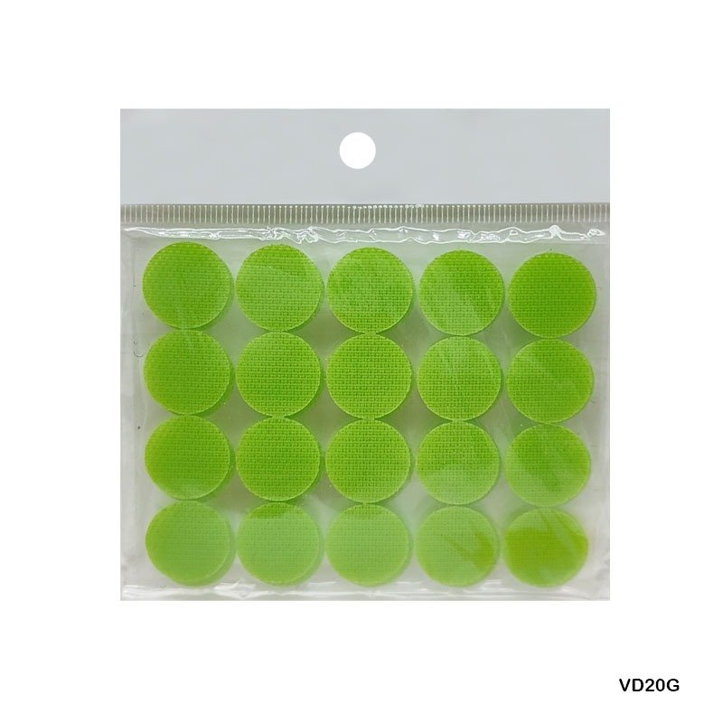 Velcro Dots Green - 20mm (VD20G)