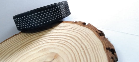 Organza  Polka Dot Ribbon 1 inch – Black