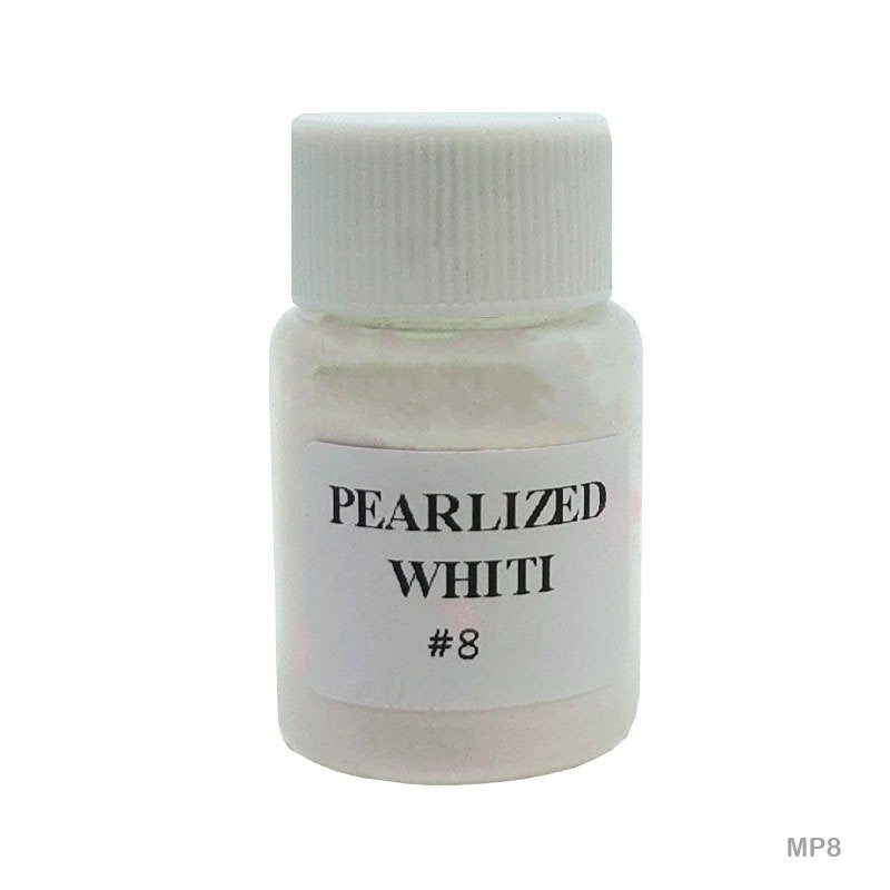 Mica Pearl Powder (MP8) Pearlized Whiti