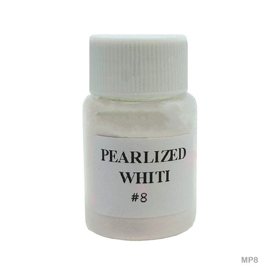 Mica Pearl Powder (MP8) Pearlized Whiti