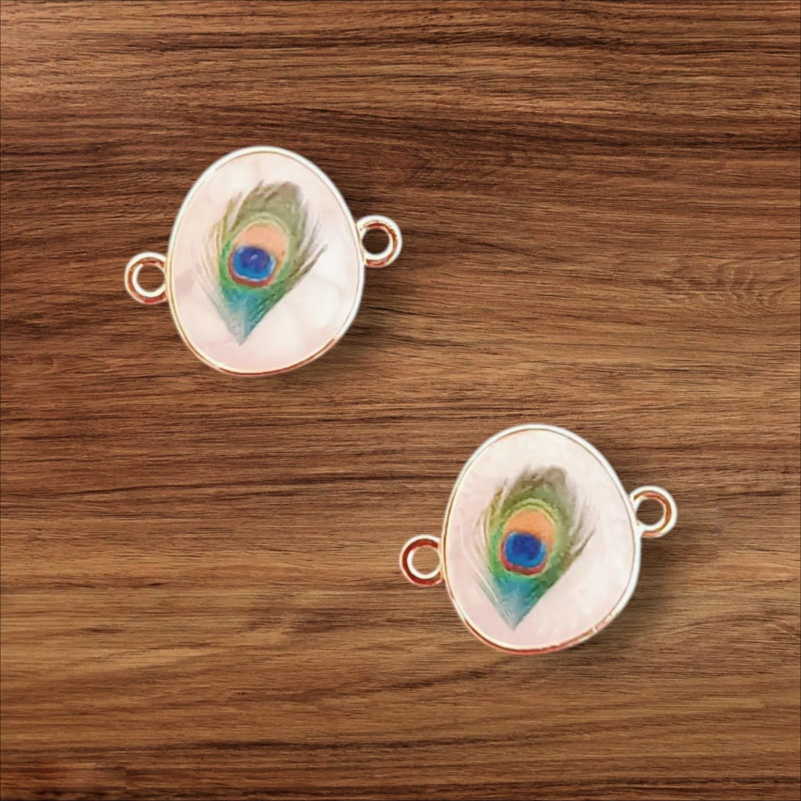 Mor Pankh Rakhi Charms - 1pc