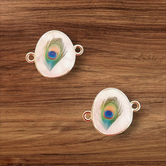 Mor Pankh Rakhi Charms - 1pc