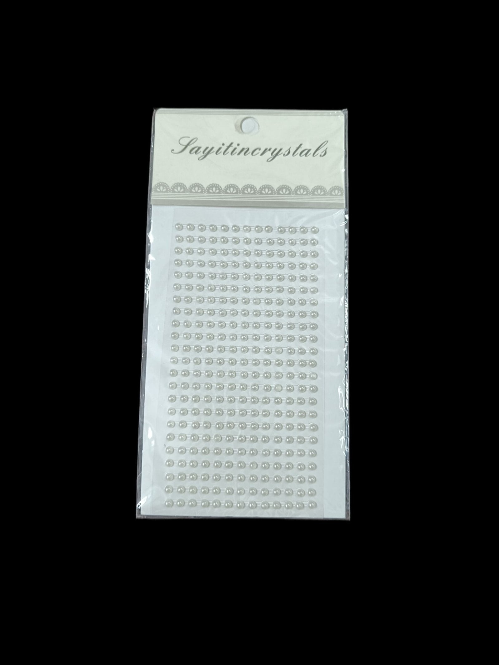 White Pearl Sticker - 1pc