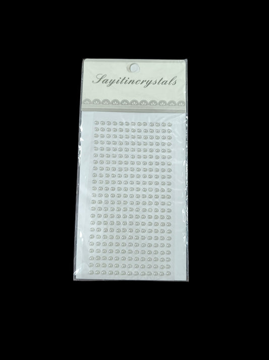 White Pearl Sticker - 1pc
