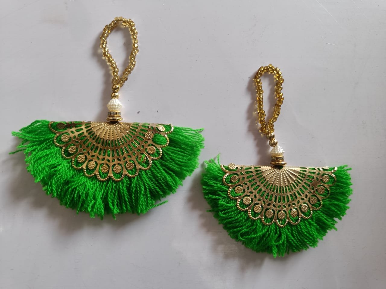 Metal Patra Latkan (Green) - 5pcs
